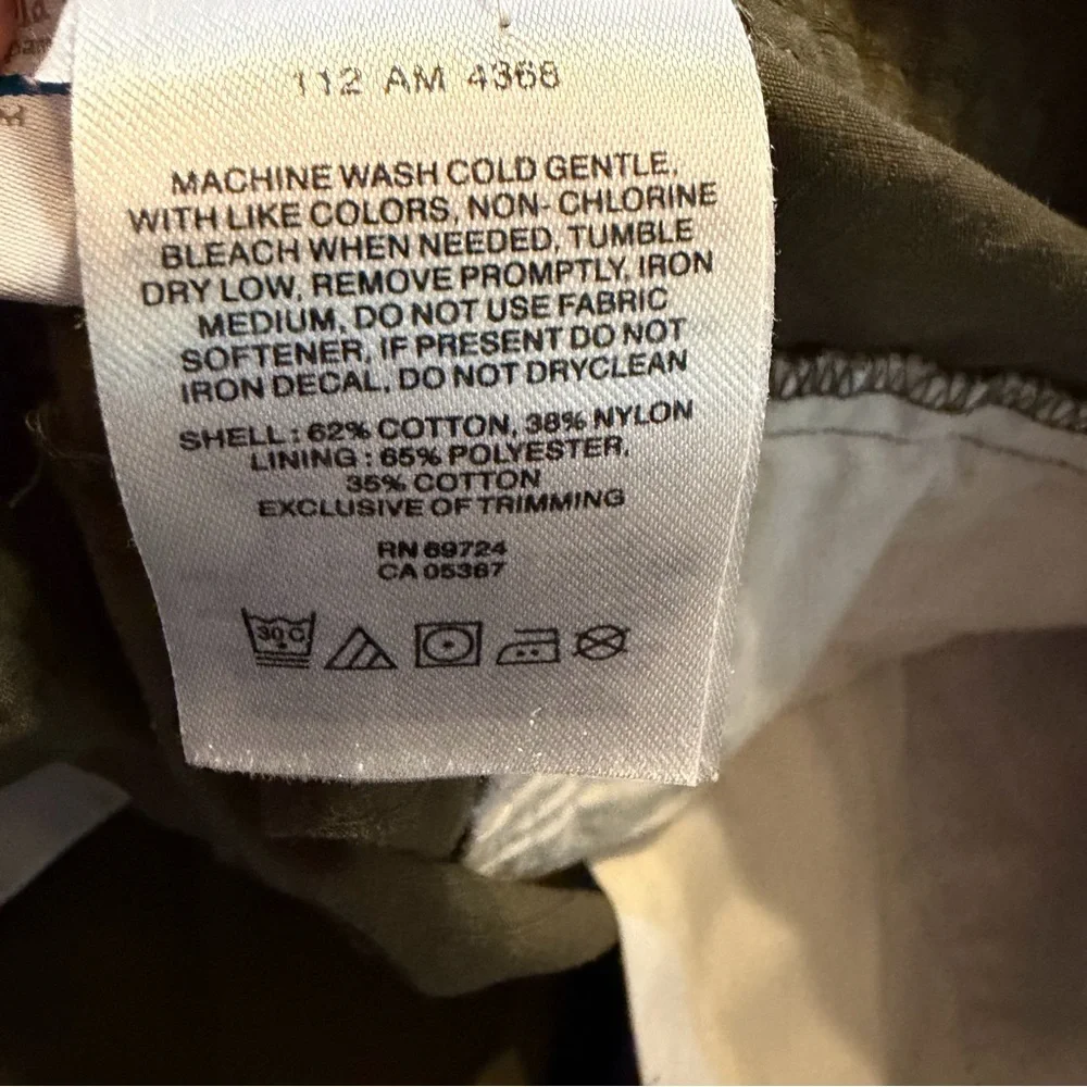 Columbia Omni-Shade Hiking Shorts Men’s 38 Olive Green Outdoor‎ Cargo